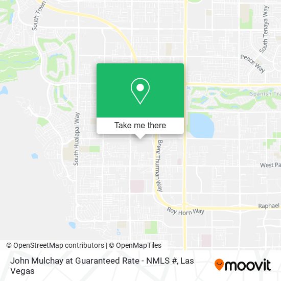 Mapa de John Mulchay at Guaranteed Rate - NMLS #