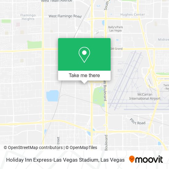 Mapa de Holiday Inn Express-Las Vegas Stadium