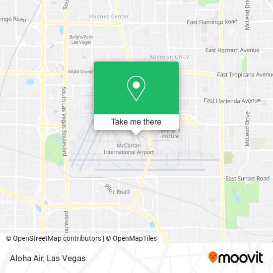 Mapa de Aloha Air