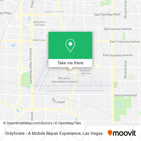 Mapa de Onlyfones - A Mobile Repair Experience