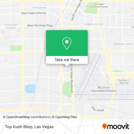 Top Kush Shop map