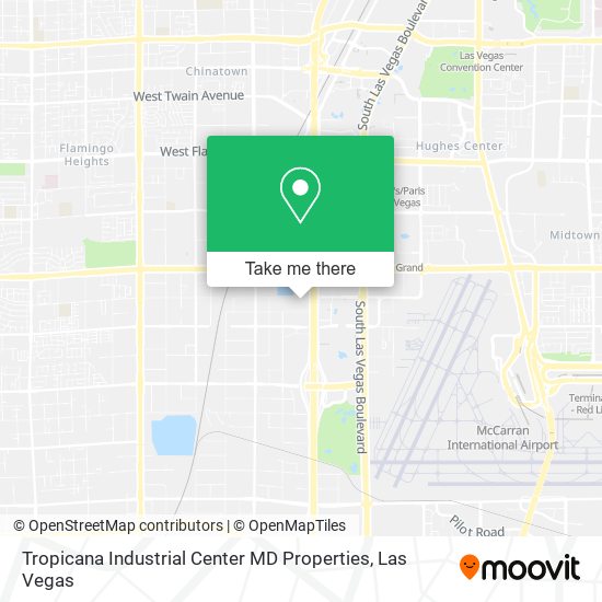 Tropicana Industrial Center MD Properties map