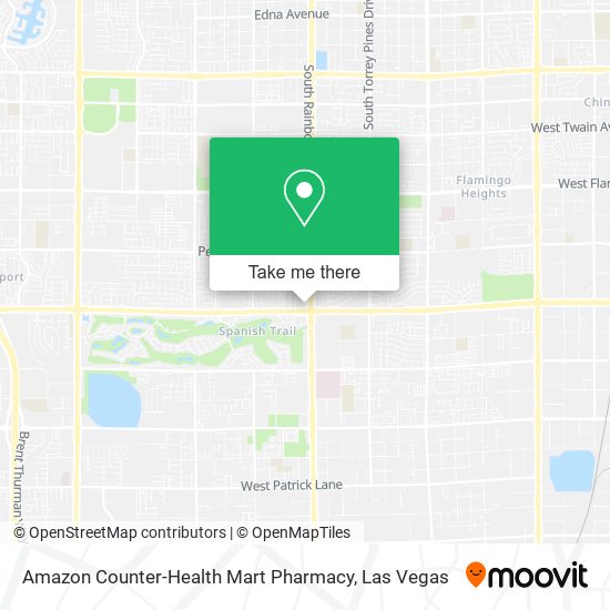 Amazon Counter-Health Mart Pharmacy map