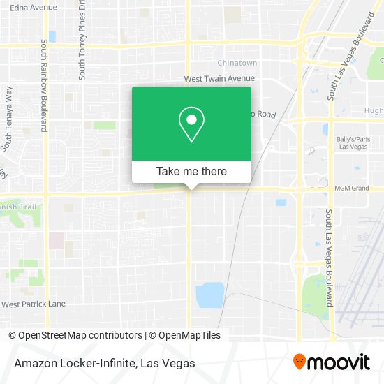 Amazon Locker-Infinite map
