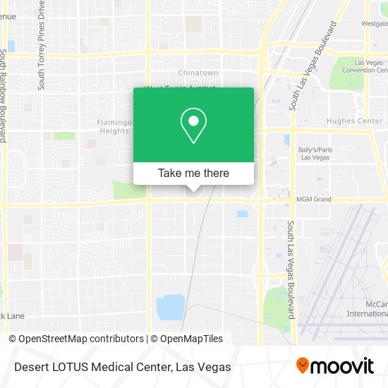 Mapa de Desert LOTUS Medical Center