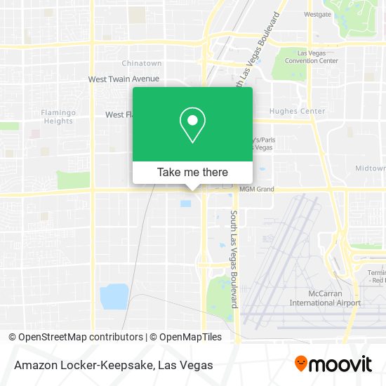 Amazon Locker-Keepsake map