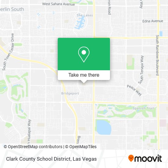 Mapa de Clark County School District
