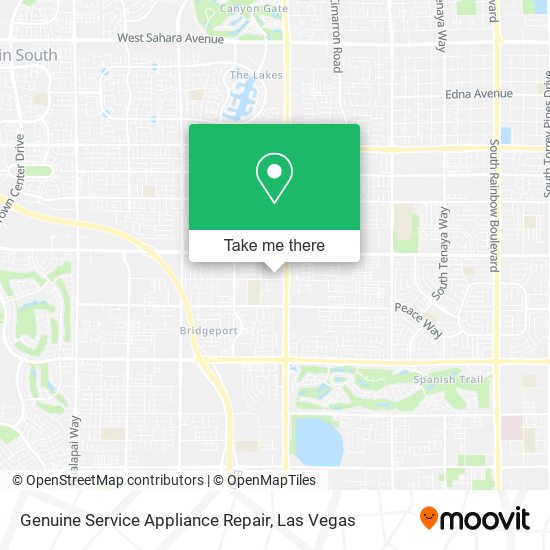 Mapa de Genuine Service Appliance Repair