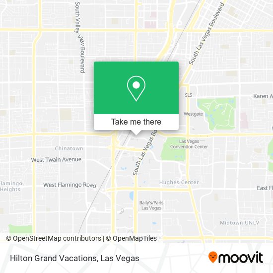 Hilton Grand Vacations map