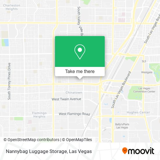 Nannybag Luggage Storage map