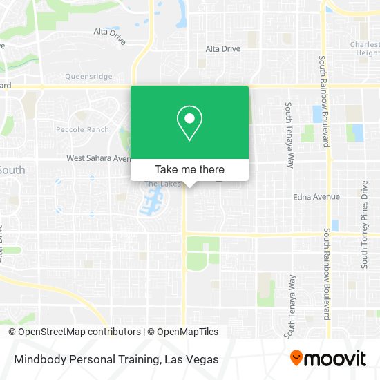 Mindbody Personal Training map