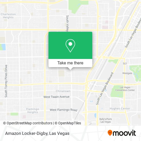 Mapa de Amazon Locker-Digby