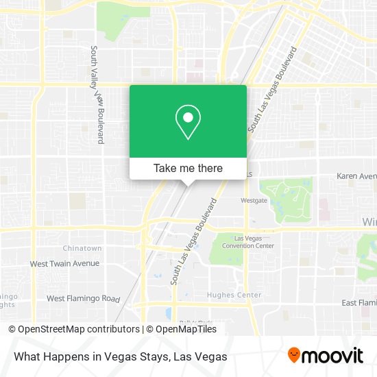 What Happens in Vegas Stays map