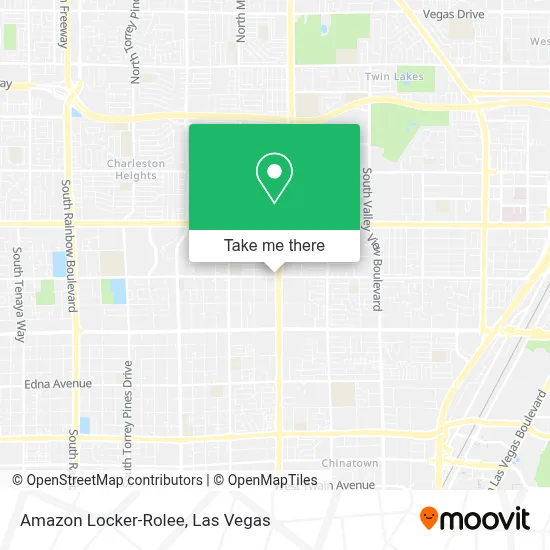Amazon Locker-Rolee map