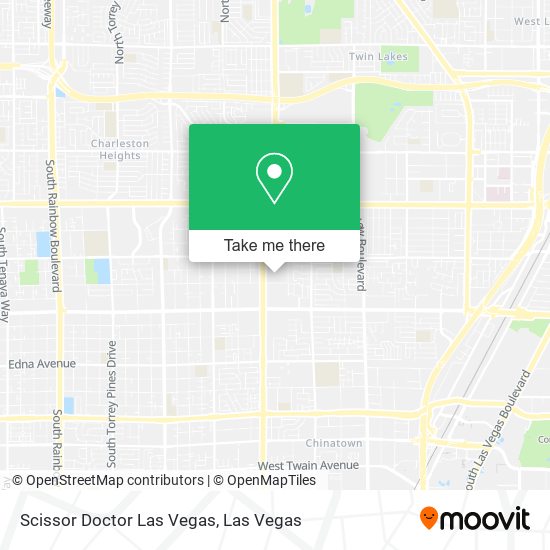 Scissor Doctor Las Vegas map