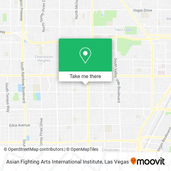 Mapa de Asian Fighting Arts International Institute
