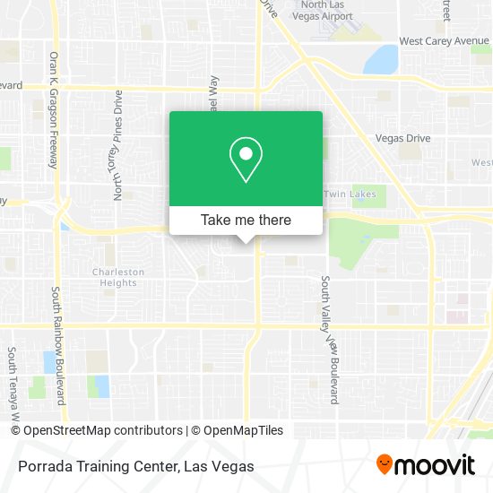 Porrada Training Center map