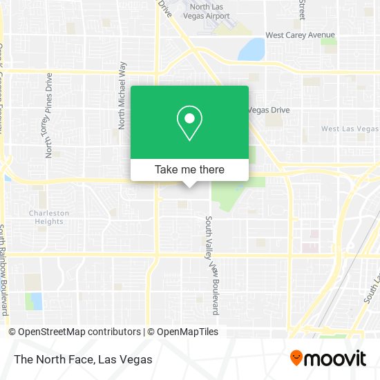 The North Face map