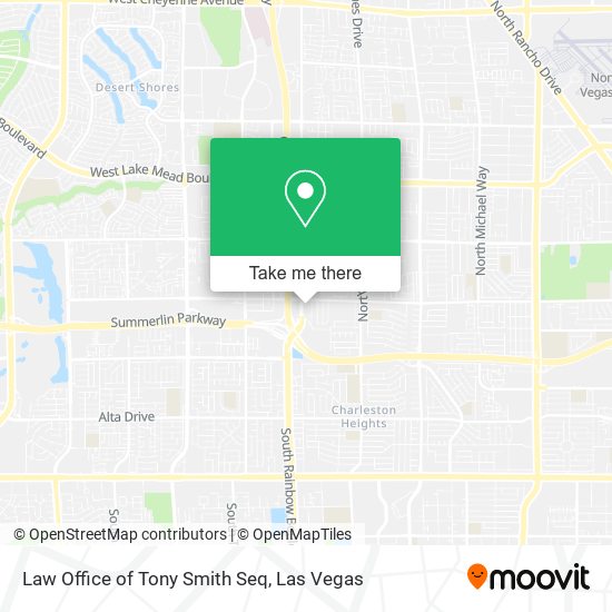 Law Office of Tony Smith Seq map