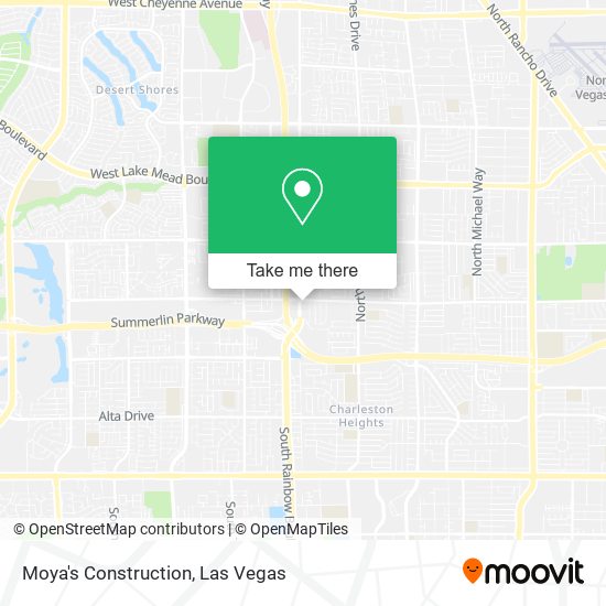 Moya's Construction map