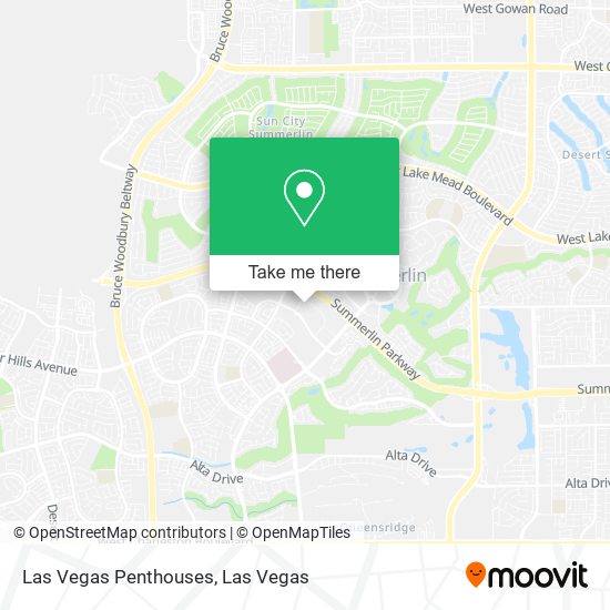 Mapa de Las Vegas Penthouses