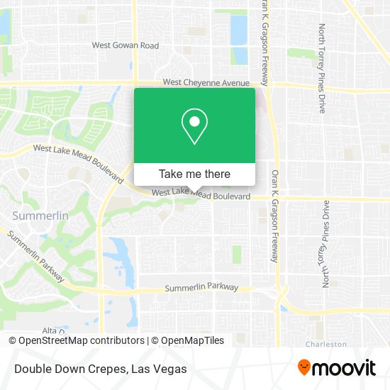 Double Down Crepes map