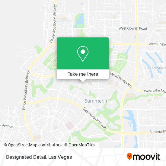 Mapa de Designated Detail