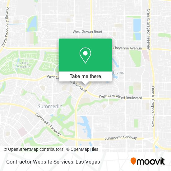 Contractor Website Services map