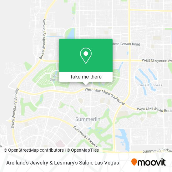 Mapa de Arellano's Jewelry & Lesmary's Salon