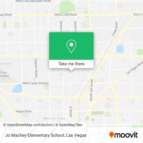 Jo Mackey Elementary School map