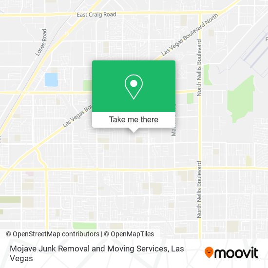 Mapa de Mojave Junk Removal and Moving Services