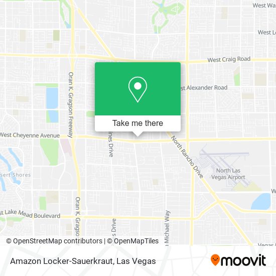 Mapa de Amazon Locker-Sauerkraut