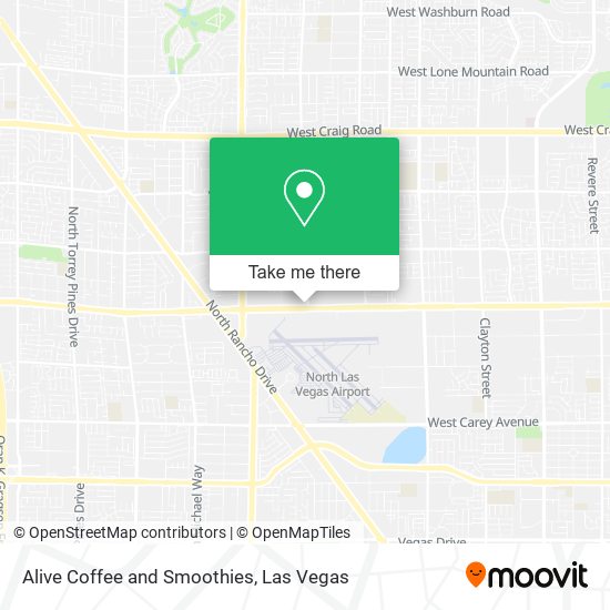 Alive Coffee and Smoothies map