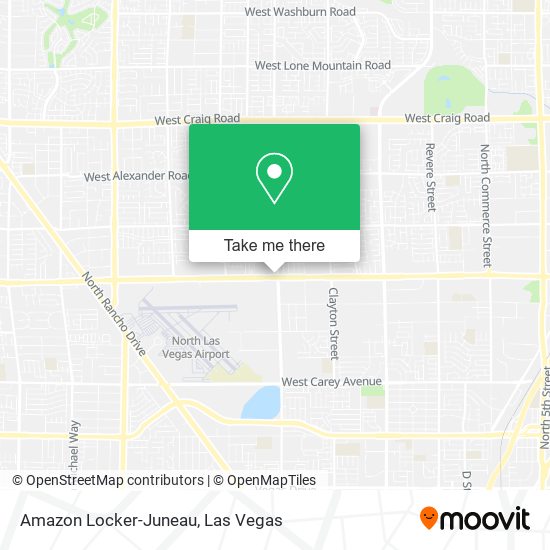 Amazon Locker-Juneau map