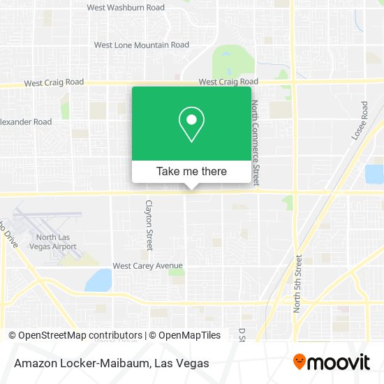 Amazon Locker-Maibaum map