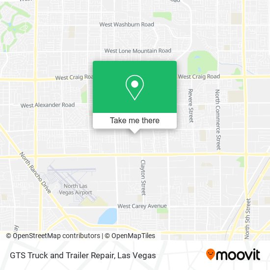 Mapa de GTS Truck and Trailer Repair