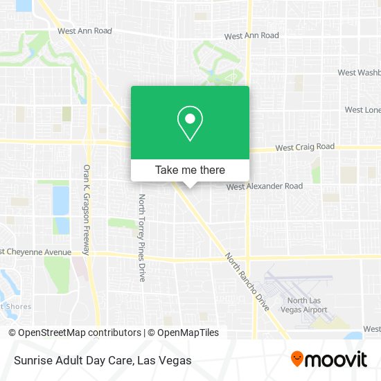 Sunrise Adult Day Care map