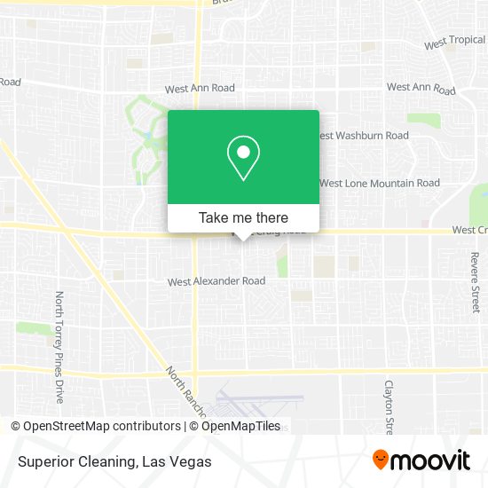 Mapa de Superior Cleaning