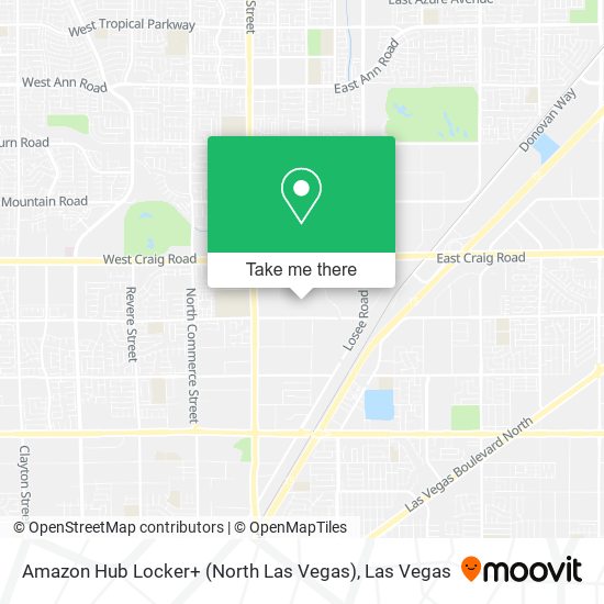 Amazon Hub Locker+ (North Las Vegas) map