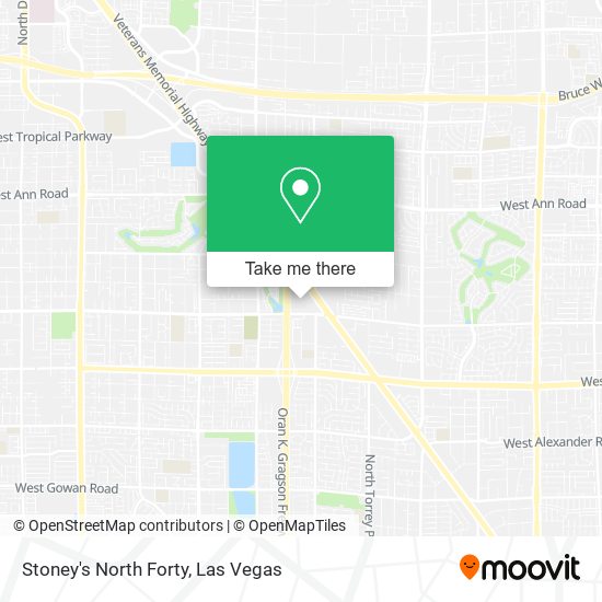 Stoney's North Forty map