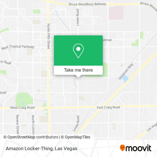 Amazon Locker-Thing map