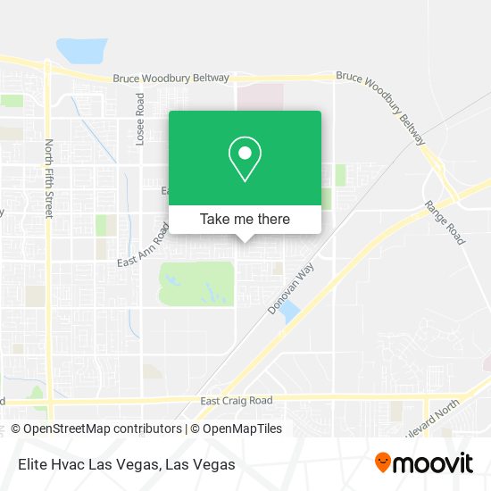 Elite Hvac Las Vegas map