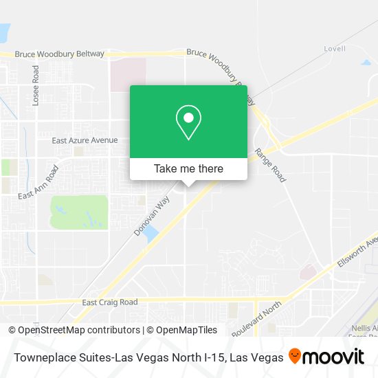 Towneplace Suites-Las Vegas North I-15 map