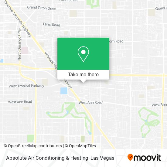 Mapa de Absolute Air Conditioning & Heating