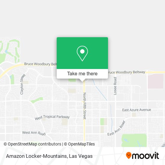 Amazon Locker-Mountains map