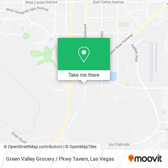 Green Valley Grocery / Pkwy Tavern map