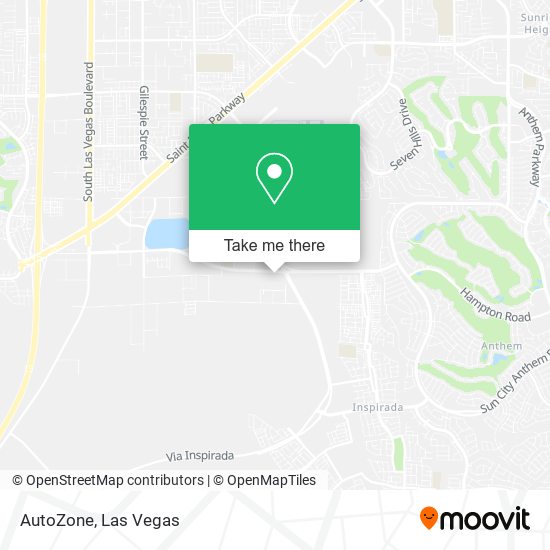 AutoZone map