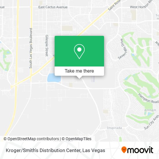 Kroger / Smith's Distribution Center map