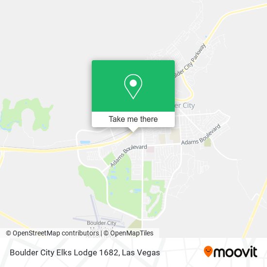 Mapa de Boulder City Elks Lodge 1682