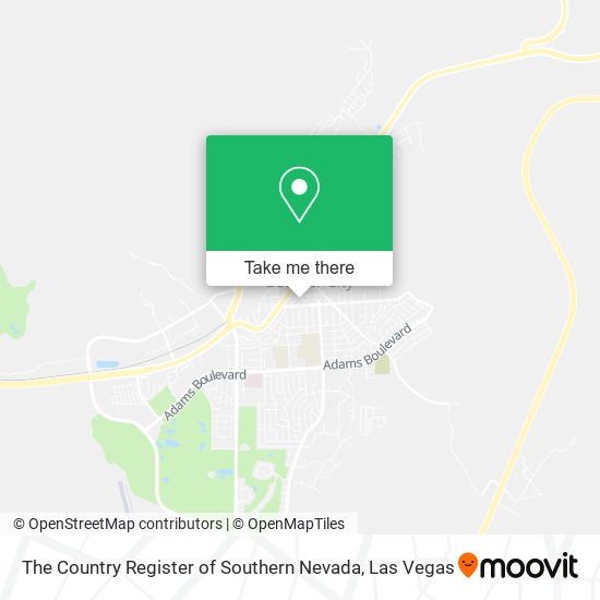 Mapa de The Country Register of Southern Nevada